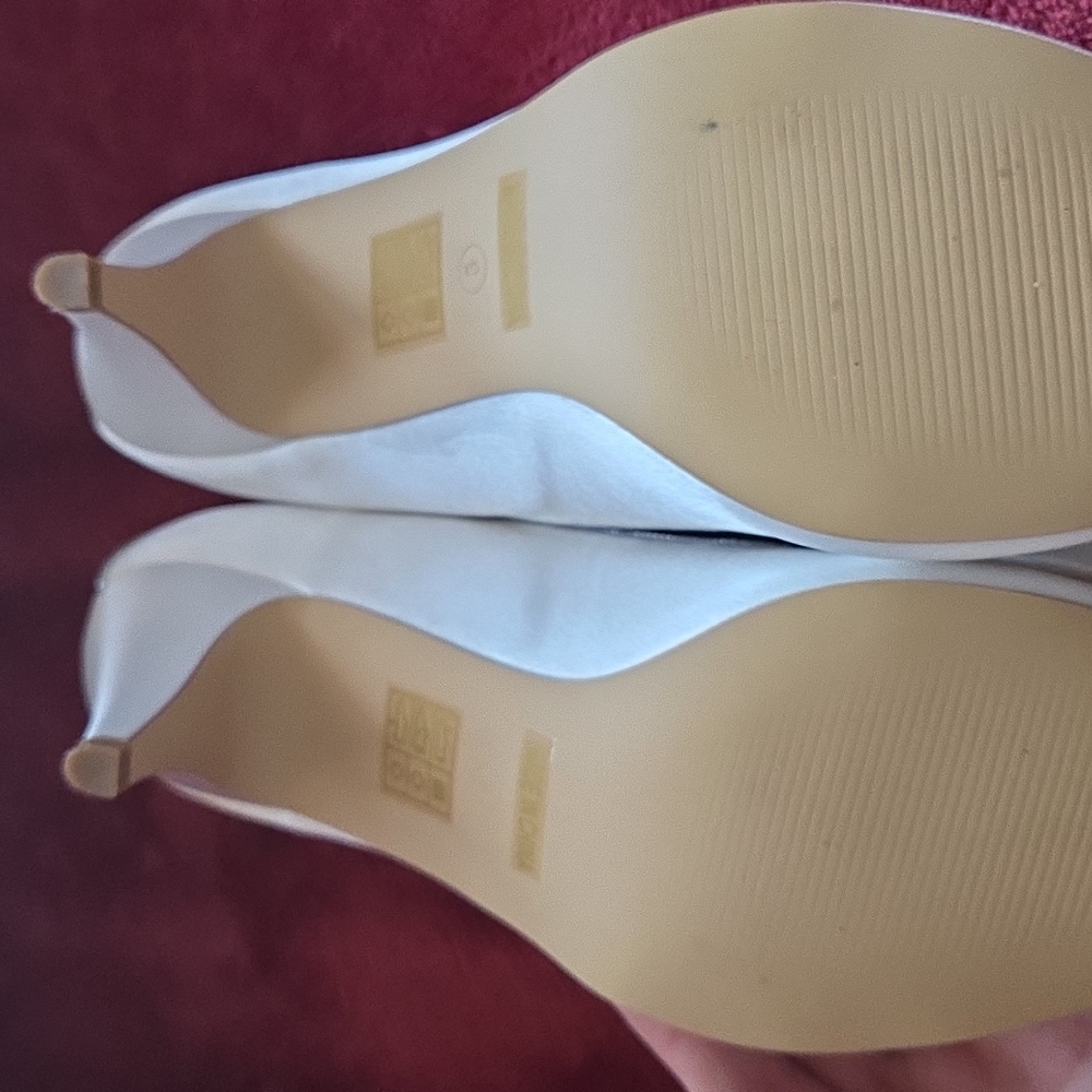Elegant Park Dress Heels White Size 9m - Picture 5 of 5